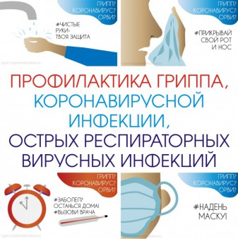 Гигиена при гриппе, коронавирусной инфекции и других ОРВИ